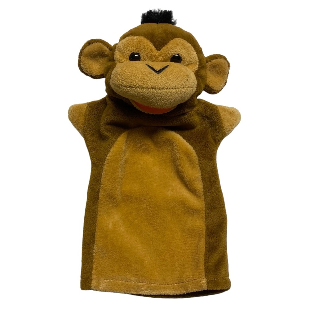 Melissa + Doug monkey hand puppet 8”plush Safari Buddies Zoo Friends replacement